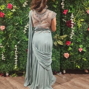 Draped Saree designer Jade by Ashima